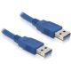 Delock KAB Delock 83121 USB 3.0 - A apa/apa kábel - 0,5m