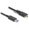 Delock USB-C 3.1 Gen2 -> USB-A 3.1 Gen 2 M/M aktív adatkábel 7.5m fekete AOC