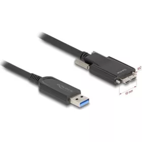   Delock USB-B 3.1 micro -> USB-A 3.2 Gen 1 M/M adatkábel 5m fekete AOC