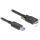Delock USB-B 3.1 micro -> USB-A 3.2 Gen 1 M/M adatkábel 5m fekete AOC