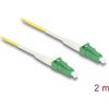 Delock Kábel, optikai szálas LC-APC > LC-APC Simplex egyszeres OS2, 2 m