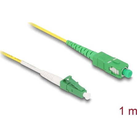 Delock Kábel, optikai szálas LC-APC > SC-APC Simplex egyszeres OS2, 1 m