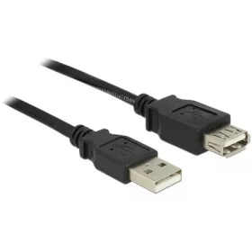 Delock USB A M/F adatkábel hosszabbító 0.5m fekete