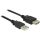 Delock USB A M/F adatkábel hosszabbító 0.5m fekete