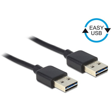 Delock KAB Delock 83463 EASY - USB 2.0 - A apa/apa kábel - 5m