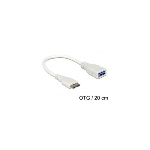 Delock KAB Delock 83469 USB2.0 micro - USB3.0-A anya OTG kábel - 0,2m