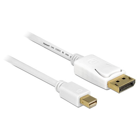 Delock KAB Delock 83481 miniDisplayport dugó > Displayport dugó - 1m