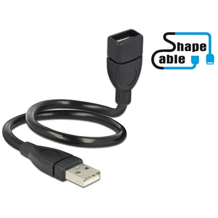 Delock KAB Delock 83498 USB2.0 apa > A anya ShapeCable - 0,35m