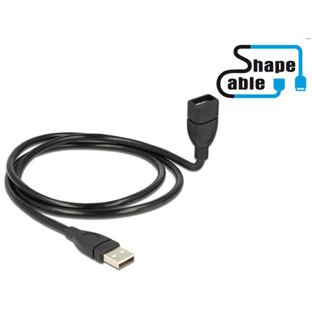 Delock KAB Delock 83500 USB2.0 apa > A anya ShapeCable - 1m