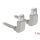Delock RJ45 CAT6A S/FTP -> RJ45 CAT6A S/FTP M/M adatkábel 1m szürke 90° fel/fel
