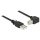 Delock USB-A 2.0 -> USB-B 2.0 M/M adatkábel 1m fekete egyenes/90°