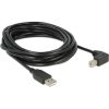 Delock ADA Delock 83530 USB 2.0 A dugó - USB B 90° dugó - 5m