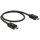 Delock KAB Delock 83570 USB-B apa > micro USB-B apa OTG tápfeszültség megosztó kábel - 0,3m