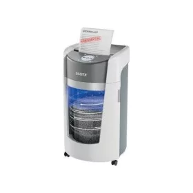   Leitz IQ OptiMax Office P5 keresztvágó / konfettivágó iratmegsemmisítő fehér-szürke