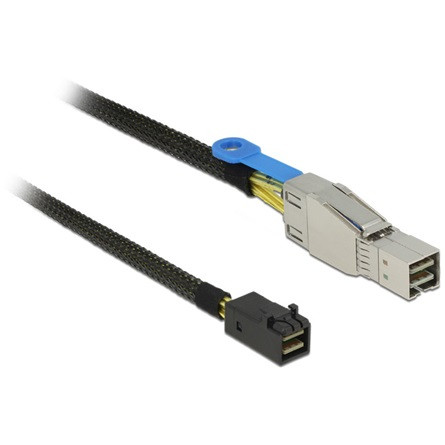 Delock SAS mini SFF-8644 -> SAS mni SFF-8643 M/M adatkábel 1m