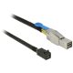 Delock SAS mini SFF-8644 -> SAS mni SFF-8643 M/M adatkábel 1m