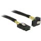 Delock KAB Delock 83622 Kábel Mini SAS SFF-8087 > Mini SAS SFF-8087, ívelt, 0,5 m