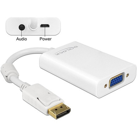 Delock KAB Delock 83698 miniDisplayport 1.2 dugó - High Speed HDMI A dugó 4K - Fekete - 1m