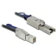 Delock SAS mini SFF-8644 -> SAS mini SFF-8088 M/M adatkábel 3m fekete