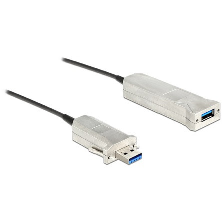 Delock KAB Delock 83739 USB3.0-A apa > USB3.0-A anya aktív optikai kábel - 0,2m