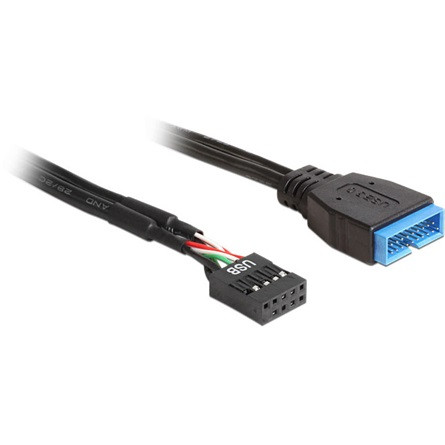 Delock KAB Delock 83776 USB2.0 anya > USB3.0 apa kábel - 0,45m