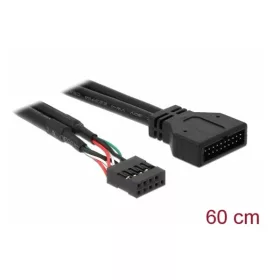   Delock átalakító - 83777 (USB 3.0 pin header male > USB 2.0 pin header female 60 cm)