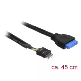   Delock átalakító - 83791 (USB 3.0 pin header female > USB 2.0 pin header male 45 cm)