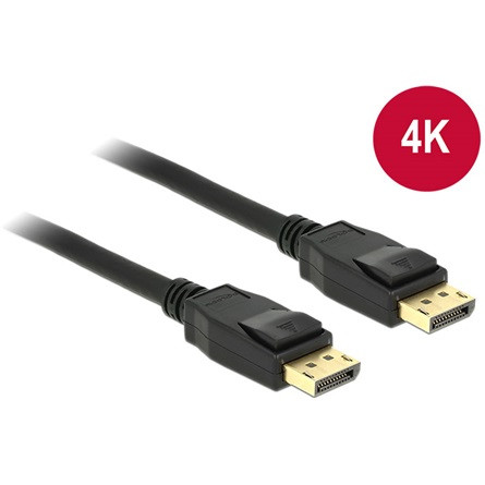 Delock KAB Delock 83808 Displayport 1.2 dugó > Displayport dugó 4K kábel - 5m