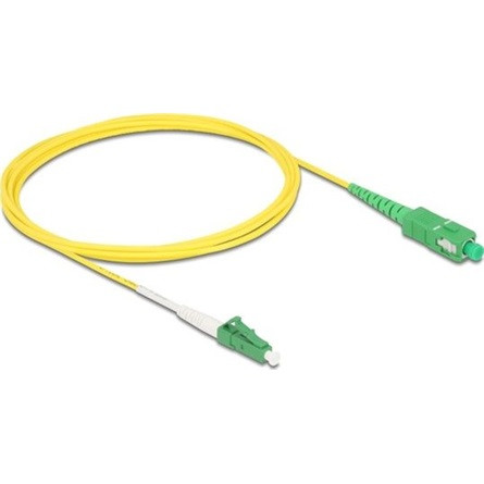 Delock Kábel, optikai szálas LC-APC > SC-APC Simplex egyszeres OS2, 2 m