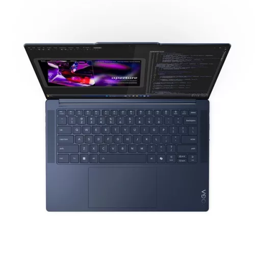 LENOVO-IDEA LENOVO Yoga Slim 7 14Q8X9, 14.5" 3K OLED Touch, Snapdragon X1E78100, 16GB, 1TB SSD, Win11 Home, Cosmic Blue