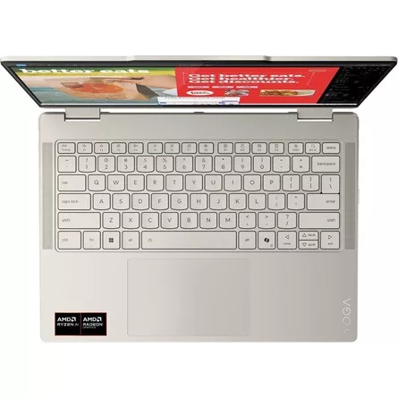 Lenovo Yoga 7 13ILL10 2-in-1 notebook fehér (120Hz; Seashell) + Yoga Pen