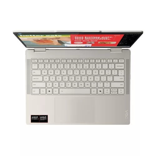 LENOVO-IDEA LENOVO Yoga 7 2-in-1 14AKP10, 14.0" WUXGA Touch, AMD Ryzen AI 5 340, 16GB, 512GB SSD, Win11 Home, Seashell, PEN