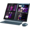 Lenovo Yoga Book 9 14IAH10 notebook ciánkék (120Hz; Tidal Teal) + Slim Mouse + Folio Stand + Sleeve