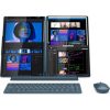 Lenovo Yoga Book 9 14IAH10 notebook ciánkék (120Hz; Tidal Teal) + Slim Mouse + Folio Stand + Sleeve