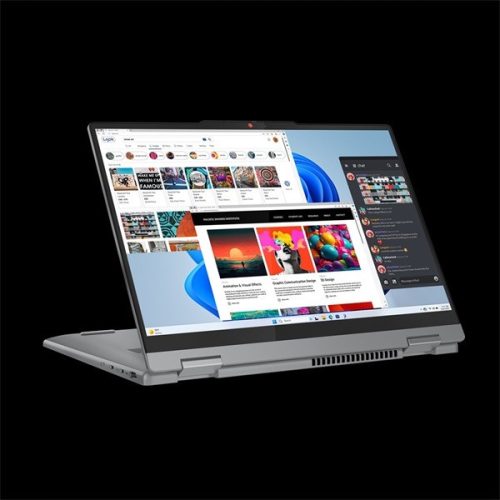 LENOVO Notebook - IdeaPad 5 2-in-1 14AKP10, 14.0" WUXGA Touch, AMD Ryzen AI 5 340, 16GB, 512GB SSD, NoOS, Luna Grey
