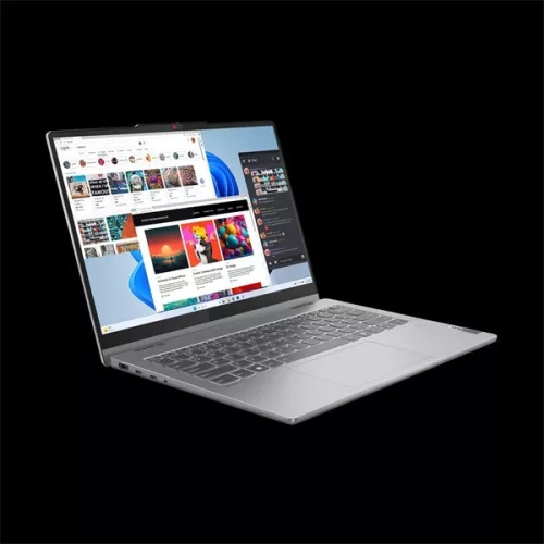 LENOVO Notebook - IdeaPad 5 2-in-1 14AKP10, 14.0" WUXGA Touch, AMD Ryzen AI 5 340, 16GB, 512GB SSD, NoOS, Luna Grey