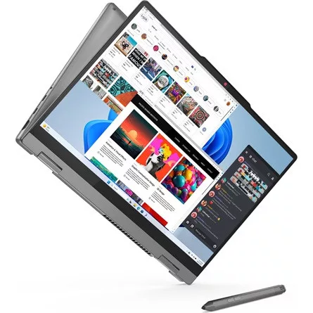 Lenovo IdeaPad 5 2-in-1 notebook szürke (Luna Grey) + Digital Pen 2 + E310 Earbuds + WL310 Mouse