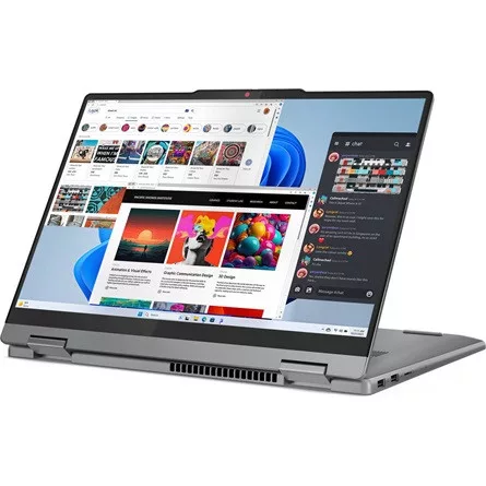 Lenovo IdeaPad 5 2-in-1 notebook szürke (Luna Grey) + Digital Pen 2 + E310 Earbuds + WL310 Mouse