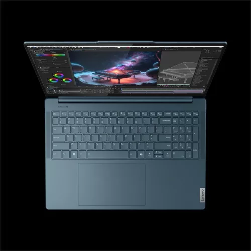 LENOVO-IDEA LENOVO Yoga Pro 9 16IAH10, 16.0" 3.2K Touch, Intel Core U9 285H, 32GB, 1TB SSD, nV RTX5060 8GB, Win11 Home, Tidal Teal