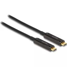   Delock USB-C -> USB-C M/M adatkábel 5m fekete DP alt mode, 4K 60Hz