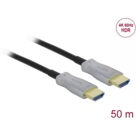   Delock Optical HDMI 2.0 -> HDMI 2.0 M/M aktív video kábel 50m fekete