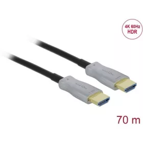   Delock Optical HDMI 2.0 -> HDMI 2.0 M/M aktív video kábel 70m fekete
