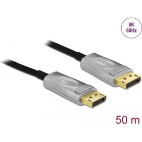   Delock DisplayPort 1.4 -> DisplayPort 1.4 M/M aktív video kábel 50m fekete