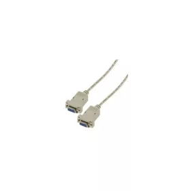   Delock kábel - 84169 (Soros Null modem 9 pin anya / anya, 3 m)