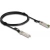 Delock Twinax SFP+ -> SFP+ M/M adatkábel 2m fekete