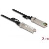 Delock Twinax SFP+ -> SFP+ M/M adatkábel 3m fekete