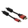 Delock Kábel - 84337 (High Speed, HDMI -> Mini-HDMI, apa-apa, 3m)