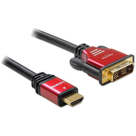 Delock KAB Delock 84343 apa/apa HDMI - DVI átalakító kábel - 3m