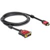 Delock KAB Delock 84343 apa/apa HDMI - DVI átalakító kábel - 3m