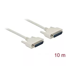   Delock D-Sub 25pin -> D-Sub 25pin M/M adatkábel 10m bézs